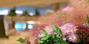 岐阜の結婚相談所グリーンリングのブログの画像　ホテルロビー装花