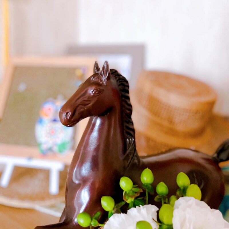 岐阜の結婚相談所グリーンリングのブログの画像　正月　馬